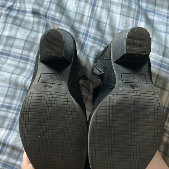 Black Worthington ankle boots size 5.5 - Picture 4 of 4